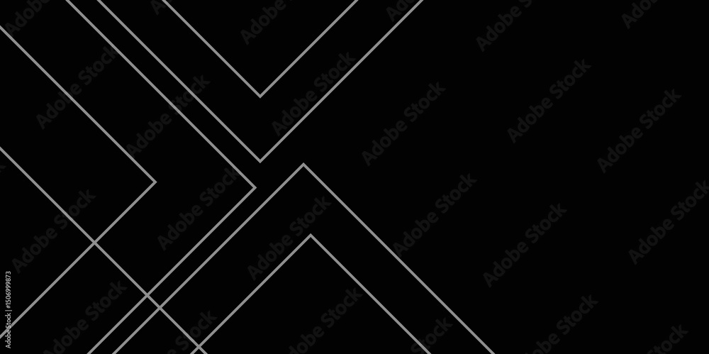 Poster black and gray vector futuristic tech glow and shinning line simple modern abstract background. vect