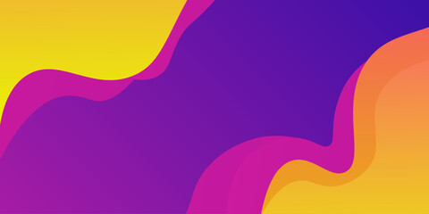 Abstract colorful geometric background. Liquid color background design. Fluid shapes composition. Eps10 vector