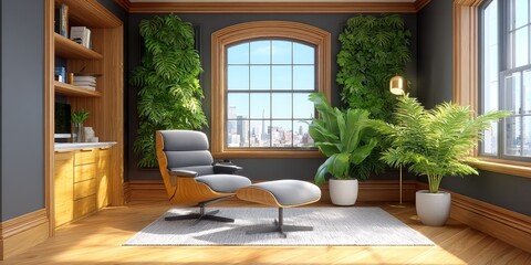 A remote work setup with multiple screens and a techy ambiance
