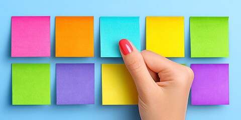 a realistic photo of a startup using post-its and digital boards to organize tasks