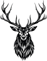 Vintage Compass Rose Vector EPS Illustration - Detailed Black and White Nautical Art, perfect for travel, adventure, and navigation designs