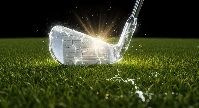 Dynamic Golf Sports Training Mastering the Perfect Swing Through Intense Practice and Skill Enhancement - Powered by Adobe