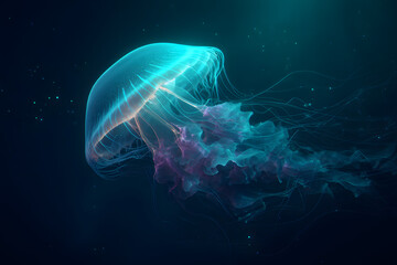 Fototapeta premium jelly fish in the water