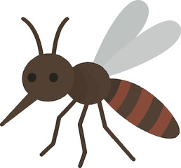 Mosquito choco with white backgound