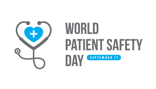 world patient safety day vector concept design