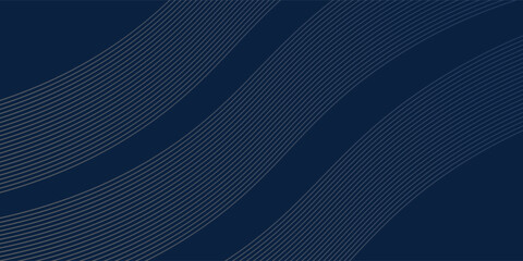 Bright blue dynamic abstract vector background with diagonal lines. 3d cover of business presentation banner for sale event night party. Fast moving soft circle wave line stripe decoration