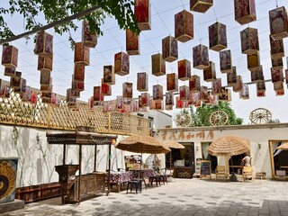 The islamic style architecture in Kuqa city, Xinjiang, China