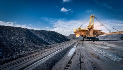 coal mining operations industrial site photography outdoor ground level sustainable energy perspectives