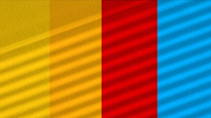 Colorful Striped Wall Background.Vibrant background with diagonal shadow stripes.High resolution texture surface with strong color contrast and visual dept.Perfect for digital artwork,website banners