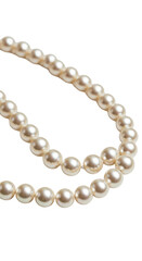 Obraz premium Isolated Pearl Necklace Jewelry Accessory on Transparent Background