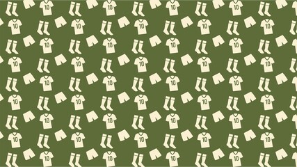 Vector seamless football, soccer pattern design