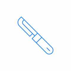 peeler kitchen tool icon sign vector