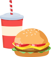 햄버거콜라세트