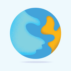 Earth Surface Vector Illustration