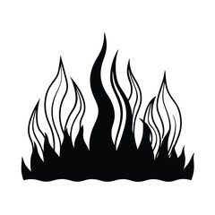 Grotesque Flame Sculpted Terrain Artwork