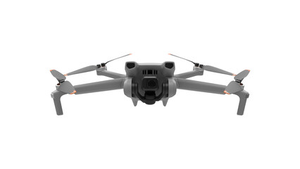 3d render drone quadcopter on a transparent background