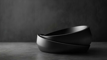 Image of container with black and white background 