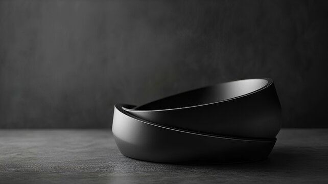 Image of container with black and white background 