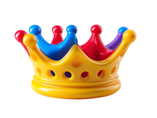 Colorful Cartoon Crown A Fun Playful King's or Queen's Headwear