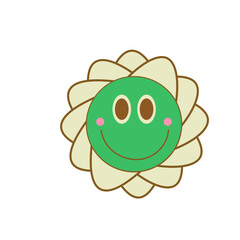 Retro Groovy Flower