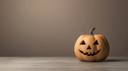 Halloween pumpkin on a table