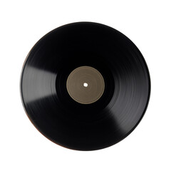 vinyl record isolated on white background