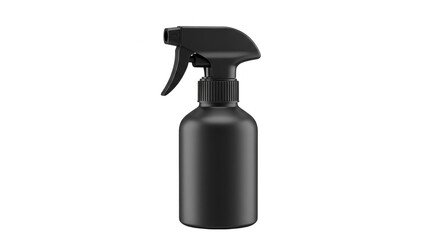 Obraz premium Illustration Black Spray Bottle Container Clean Product Transparent Background