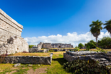 Mayan Tulum ruins  in Mexico