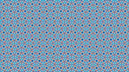 Abstract modern geometric seamless textile pattern vector design.