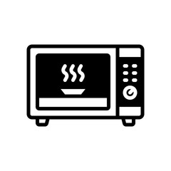 microwave flat icon