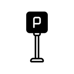 parking area flat icon