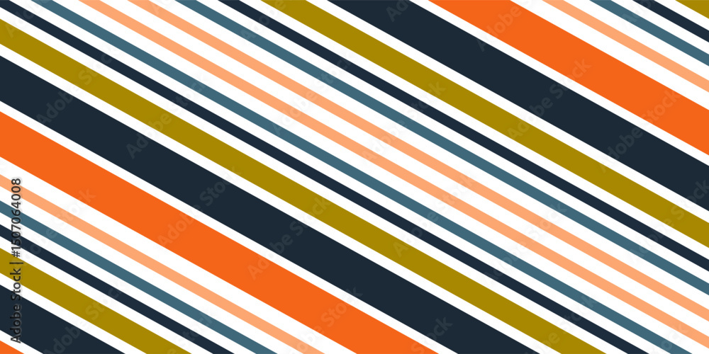 Poster abstract vector striped seamless pattern with colored horizontal parallel stripes. colorful pastel b