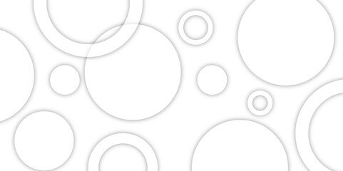 Abstract 3d papercut circle background. geometric circular shapes. Vector illustration, Creative Business Design Templates. technology modern style overlay. soft light, Bubbles of Different Size, arts