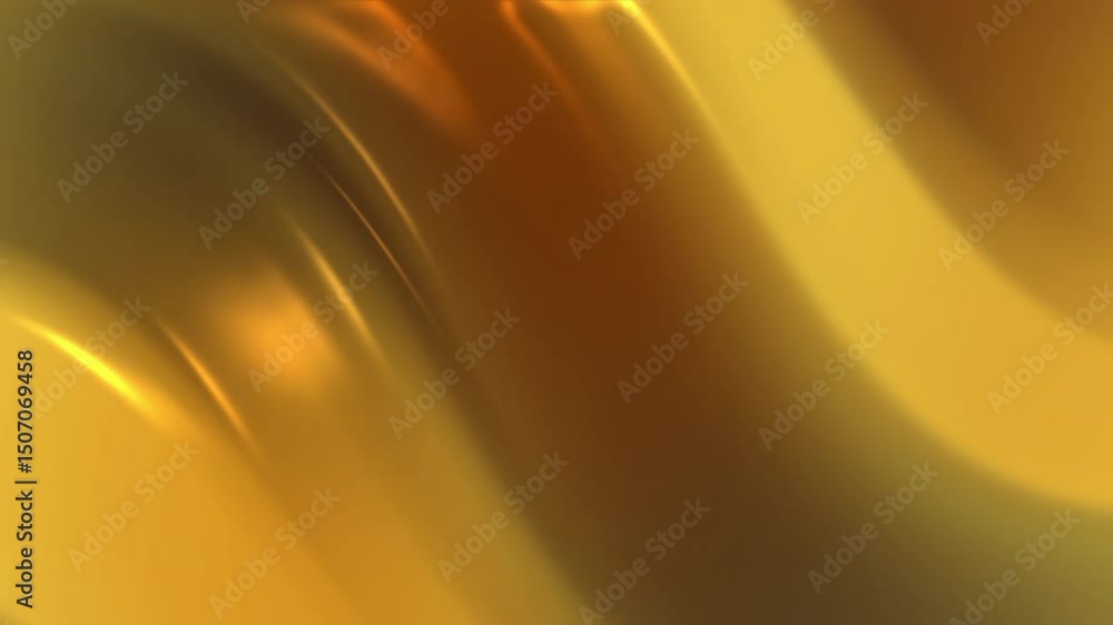 Poster abstract gold background with dynamic flowing shapes and gradient variations. luxurious and elegant 