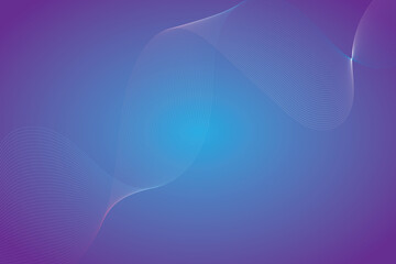 Abstract background with flowing white lines over a gradient of blue and purple colors