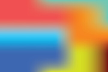 Abstract multicolored blurred background with smooth gradients for modern graphic design