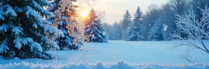 A frosted windowpane, ice crystals clinging to the glass, obscuring the view outside The cold seeps through, a stark winter scene Frozen landscape, winter's grip , stark, grey, frigid