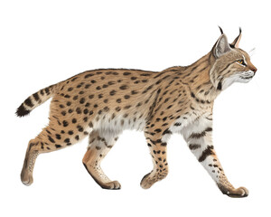 Obraz premium Kodkod walking, isolated on a transparent background