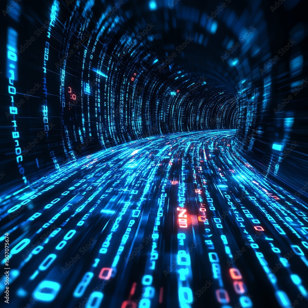 Aufkleber illustration of digital data concept high resolution for isolate image