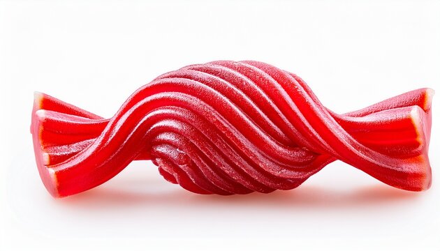 twizzlers strawberry licorice isolated on transparent or white background