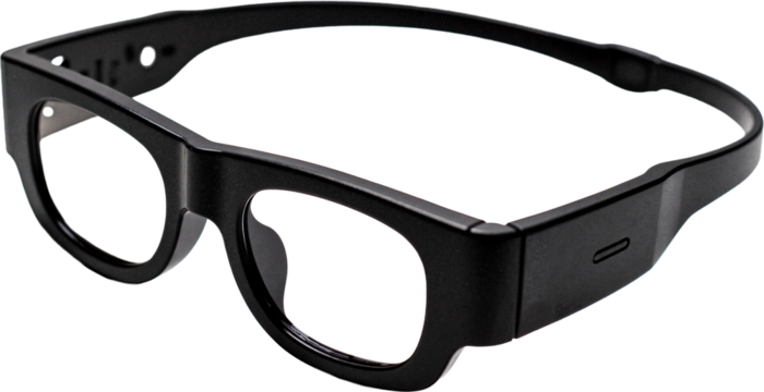 AR Glasses with Transparent Display Isolated on Transparent Background for Technology and Innovation Marketing