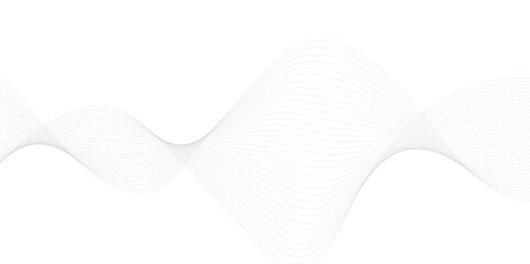 Abstract grey wavy lines background. Digital frequency track equalizer. Abstract frequency sound wave lines and technology curve lines background. Abstract background with business lines background. 