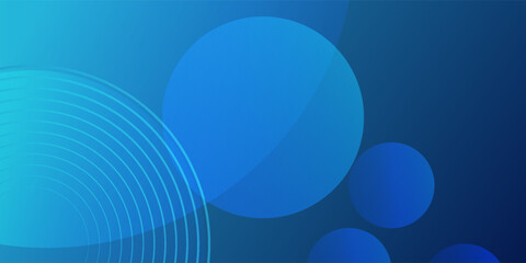 modern blue background with circle elements and circle lines. vector illustration. eps 10