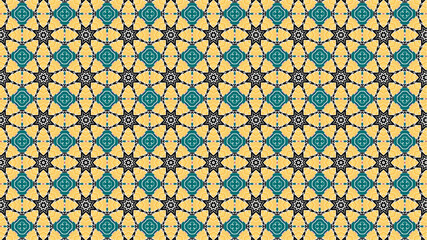 Trendy geometric floral abstract luxury pattern design.