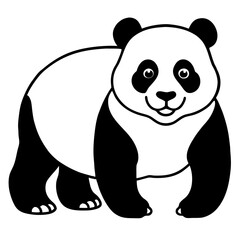 panda bear vector illustration