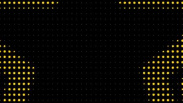 Star Icon Explosion Seamless Looping animation on dark background. yellow Pentagon Loop zoom Out video.