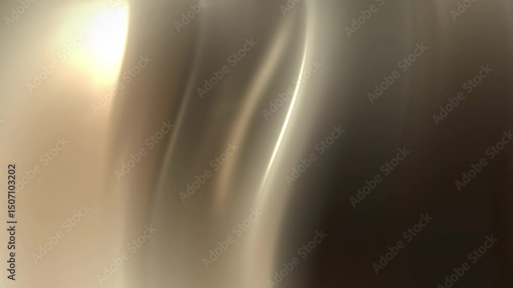 Poster abstract background with flowing beige and brown tones, creating a smooth, elegant texture. soft lig