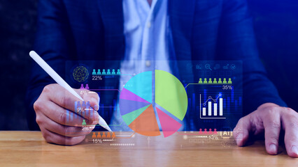 Market research and marketing analysis with Ai technology. customer surveys and statistics....