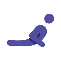 International Yoga Day Cobra Pose Icon