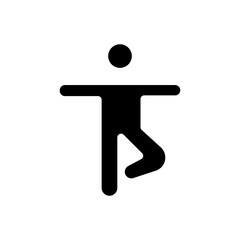 International Yoga Day Balance Icon